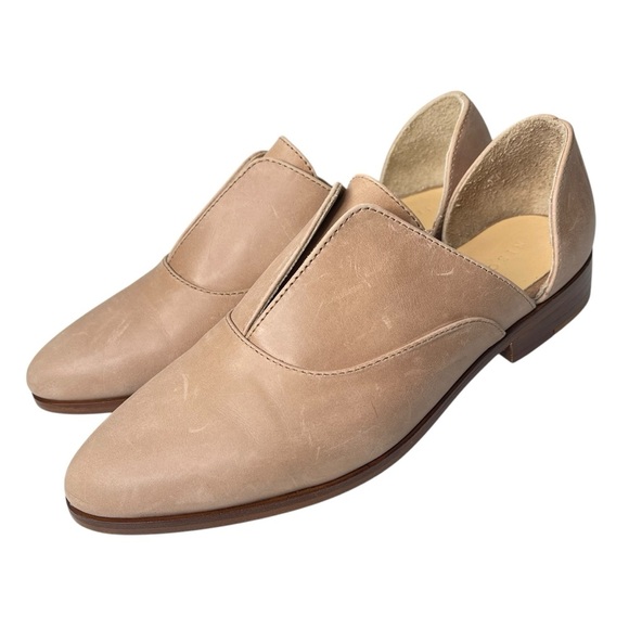 Nisolo Emma d'Orsay Oxford 2.0 in Almond Leather Womens Size 8.5 - Picture 1 of 10